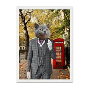 The English Gent: Custom Pet Portrait - Paw & Glory - Dog Portraits - Pet Portraits