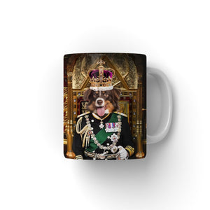 The English King: Custom Pet Coffee Mug - Paw & Glory - Dog Portraits - Pet Portraits