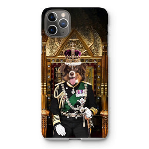 The English King: Custom Pet Phone Case - Paw & Glory - Dog Portraits - Pet Portraits