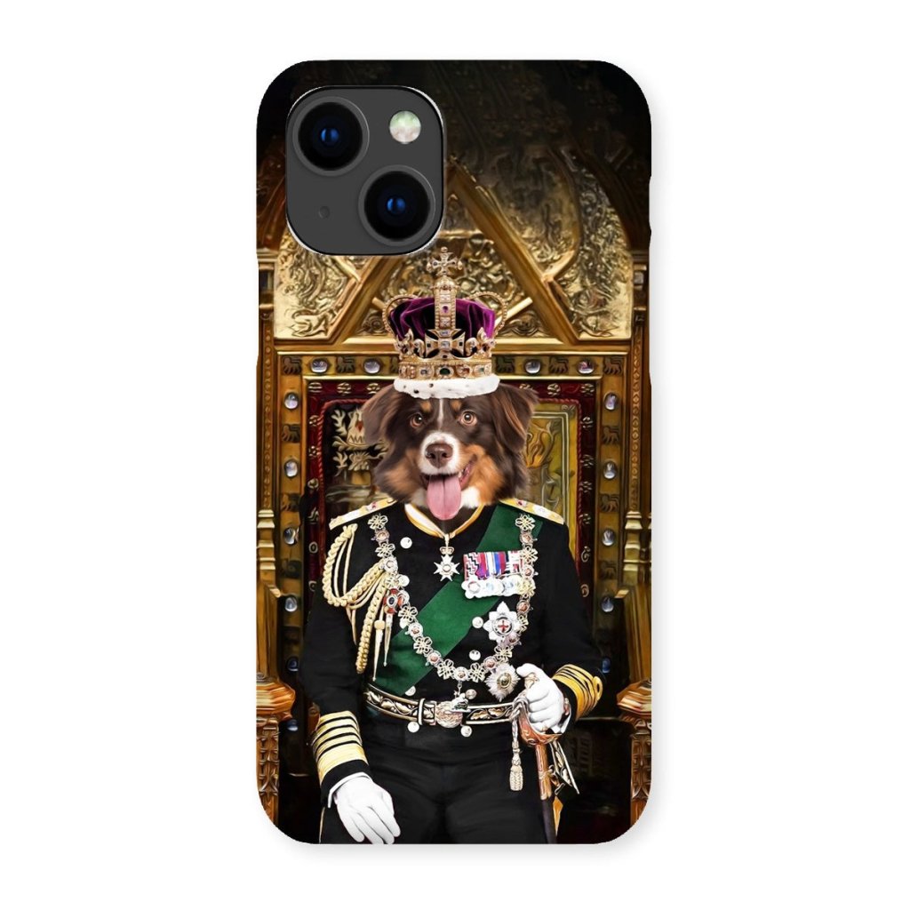 The English King: Custom Pet Phone Case - Paw & Glory - Dog Portraits - Pet Portraits