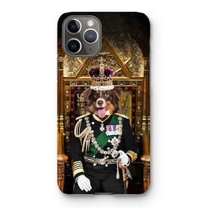 The English King: Custom Pet Phone Case - Paw & Glory - Dog Portraits - Pet Portraits