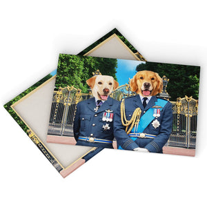 The English Princes: Custom Pet Canvas - Paw & Glory - Dog Portraits - Pet Portraits