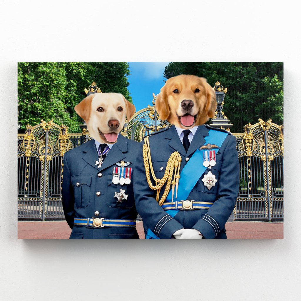 The English Princes: Custom Pet Canvas - Paw & Glory - Dog Portraits - Pet Portraits