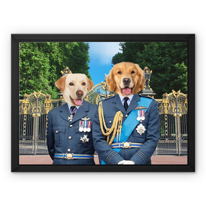 The English Princes: Custom Pet Canvas - Paw & Glory - Dog Portraits - Pet Portraits