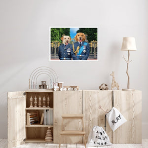 The English Princes: Custom Pet Poster - Paw & Glory - Dog Portraits - Pet Portraits