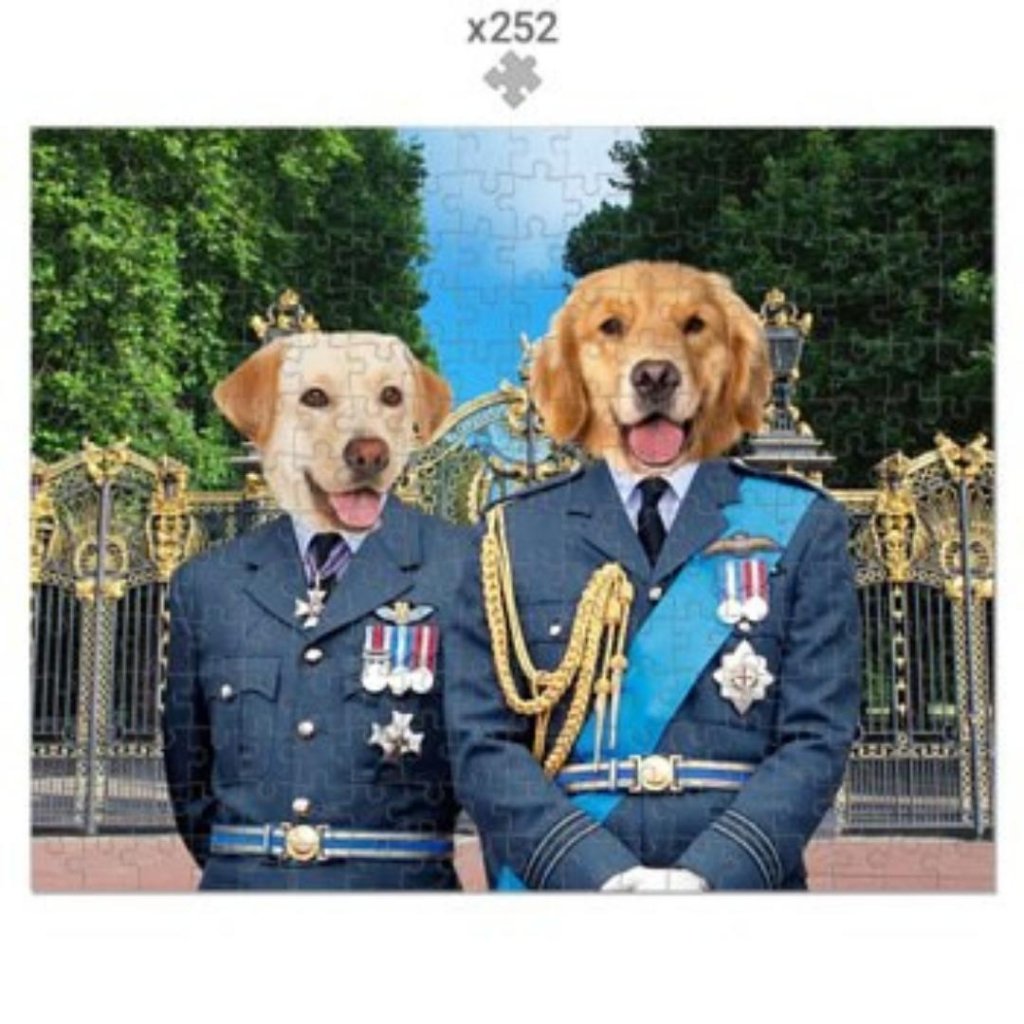 The English Princes: Custom Pet Puzzle - Paw & Glory - Dog Portraits - Pet Portraits