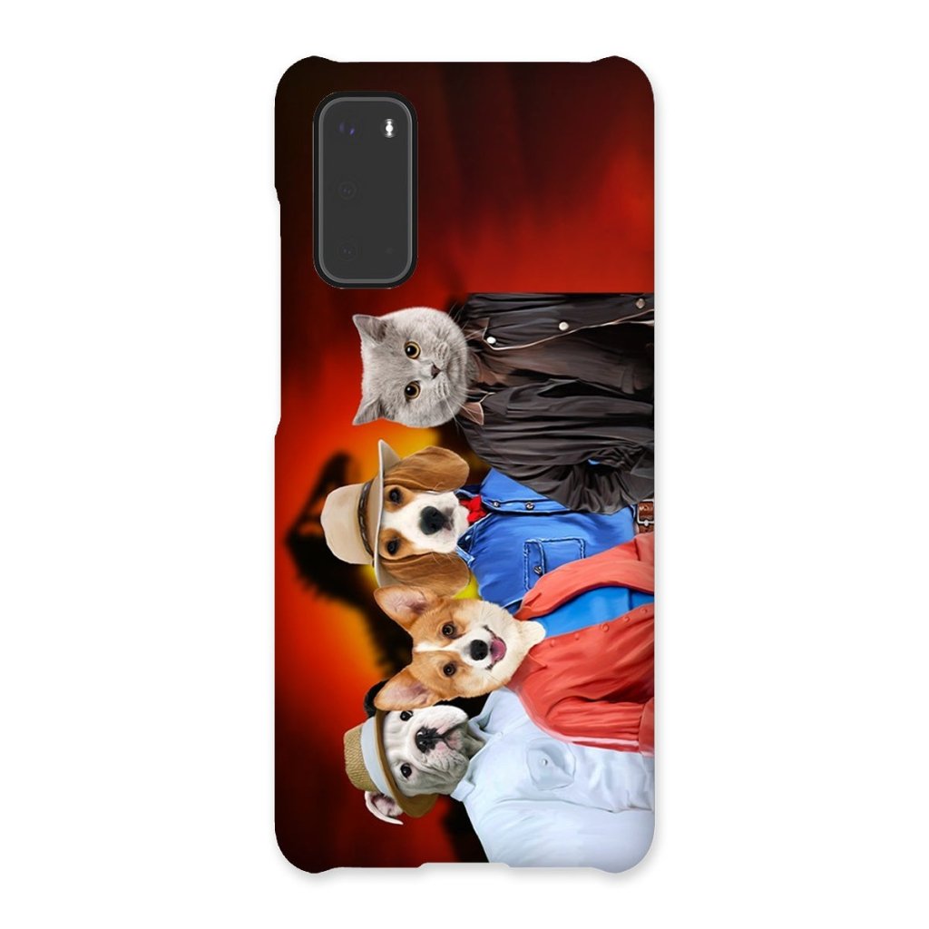 The Explorers (Jurassic Park Inspired): Custom Pet Phone Case - Paw & Glory - Dog Portraits - Pet Portraits