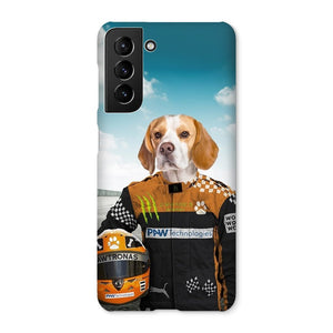 The Famous Driver (McLaren Inspired): Custom Pet Phone Case - Paw & Glory - Dog Portraits - Pet Portraits