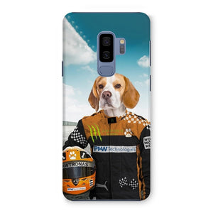 The Famous Driver (McLaren Inspired): Custom Pet Phone Case - Paw & Glory - Dog Portraits - Pet Portraits