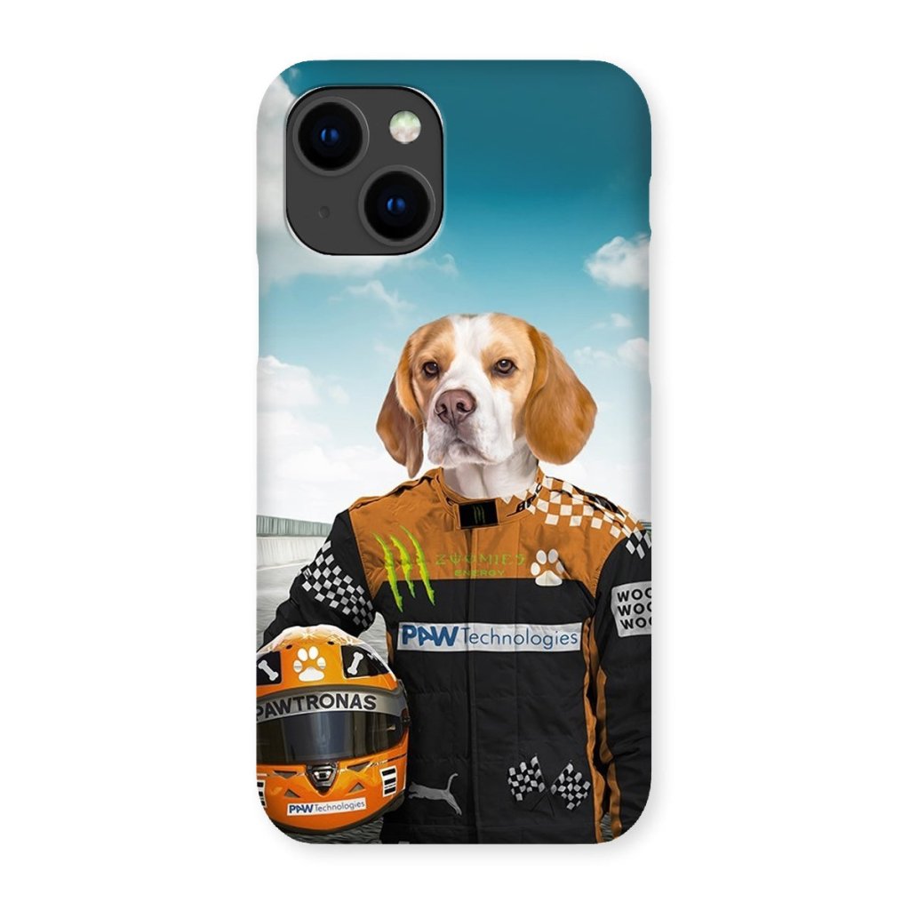 The Famous Driver (McLaren Inspired): Custom Pet Phone Case - Paw & Glory - Dog Portraits - Pet Portraits