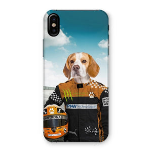 The Famous Driver (McLaren Inspired): Custom Pet Phone Case - Paw & Glory - Dog Portraits - Pet Portraits