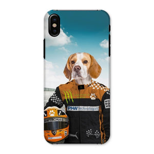 The Famous Driver (McLaren Inspired): Custom Pet Phone Case - Paw & Glory - Dog Portraits - Pet Portraits