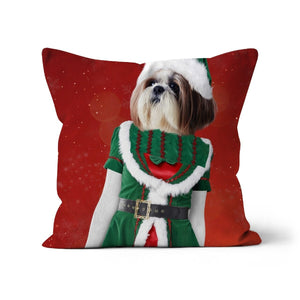 The Female Elf: Custom Pet Pillow - Paw & Glory - Dog Portraits - Pet Portraits