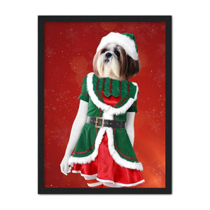 The Female Elf: Custom Pet Portrait - Paw & Glory - Dog Portraits - Pet Portraits