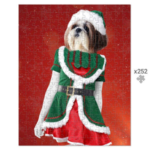 The Female Elf: Custom Pet Puzzle - Paw & Glory - Dog Portraits - Pet Portraits