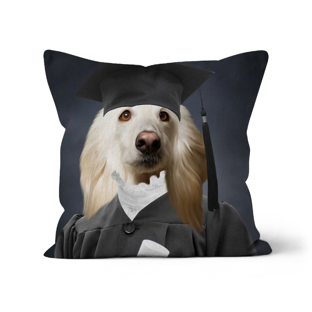 The Female Graduate: Custom Pet Pillow - Paw & Glory - Dog Portraits - Pet Portraits