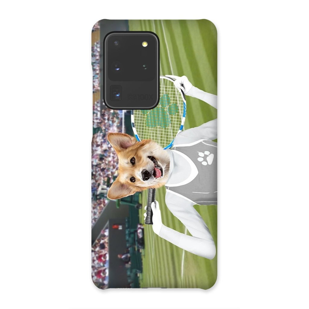 The Female Tennis Player: Custom Pet Phone Case - Paw & Glory - Dog Portraits - Pet Portraits