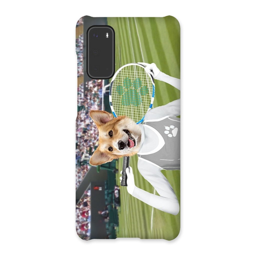 The Female Tennis Player: Custom Pet Phone Case - Paw & Glory - Dog Portraits - Pet Portraits