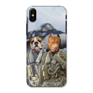 The Fighter Pilots: Custom Pet Phone Case - Paw & Glory - Dog Portraits - Pet Portraits