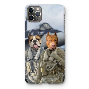 The Fighter Pilots: Custom Pet Phone Case - Paw & Glory - Dog Portraits - Pet Portraits