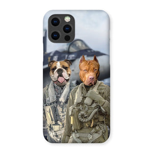 The Fighter Pilots: Custom Pet Phone Case - Paw & Glory - Dog Portraits - Pet Portraits