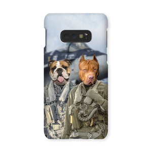 The Fighter Pilots: Custom Pet Phone Case - Paw & Glory - Dog Portraits - Pet Portraits