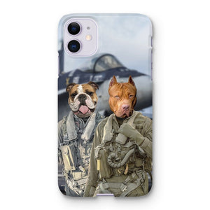 The Fighter Pilots: Custom Pet Phone Case - Paw & Glory - Dog Portraits - Pet Portraits