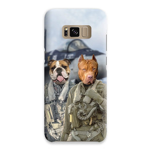 The Fighter Pilots: Custom Pet Phone Case - Paw & Glory - Dog Portraits - Pet Portraits