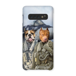 The Fighter Pilots: Custom Pet Phone Case - Paw & Glory - Dog Portraits - Pet Portraits