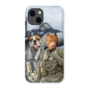 The Fighter Pilots: Custom Pet Phone Case - Paw & Glory - Dog Portraits - Pet Portraits