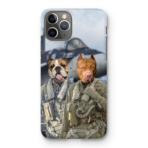 The Fighter Pilots: Custom Pet Phone Case - Paw & Glory - Dog Portraits - Pet Portraits