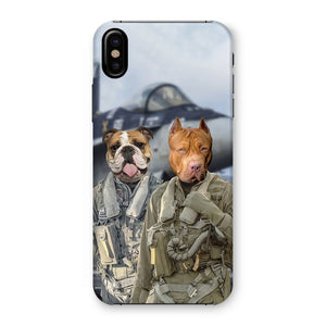 The Fighter Pilots: Custom Pet Phone Case - Paw & Glory - Dog Portraits - Pet Portraits