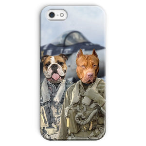 The Fighter Pilots: Custom Pet Phone Case - Paw & Glory - Dog Portraits - Pet Portraits