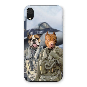 The Fighter Pilots: Custom Pet Phone Case - Paw & Glory - Dog Portraits - Pet Portraits