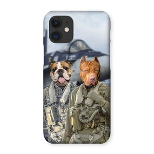 The Fighter Pilots: Custom Pet Phone Case - Paw & Glory - Dog Portraits - Pet Portraits