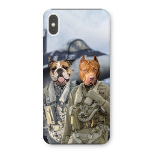 The Fighter Pilots: Custom Pet Phone Case - Paw & Glory - Dog Portraits - Pet Portraits