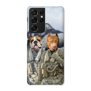 The Fighter Pilots: Custom Pet Phone Case - Paw & Glory - Dog Portraits - Pet Portraits