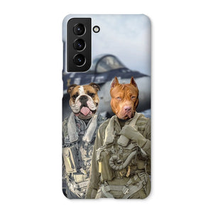 The Fighter Pilots: Custom Pet Phone Case - Paw & Glory - Dog Portraits - Pet Portraits