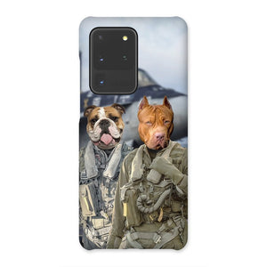 The Fighter Pilots: Custom Pet Phone Case - Paw & Glory - Dog Portraits - Pet Portraits