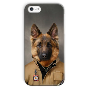 The Firefighter: Custom Pet Phone Case - Paw & Glory - Dog Portraits - Pet Portraits