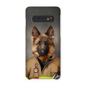 The Firefighter: Custom Pet Phone Case - Paw & Glory - Dog Portraits - Pet Portraits