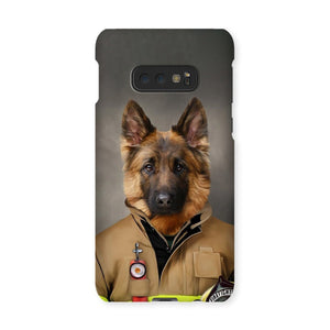 The Firefighter: Custom Pet Phone Case - Paw & Glory - Dog Portraits - Pet Portraits