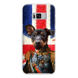 The First Lieutenant British Flag Edition: Custom Pet Phone Case - Paw & Glory - Dog Portraits - Pet Portraits