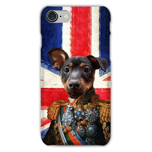 The First Lieutenant British Flag Edition: Custom Pet Phone Case - Paw & Glory - Dog Portraits - Pet Portraits