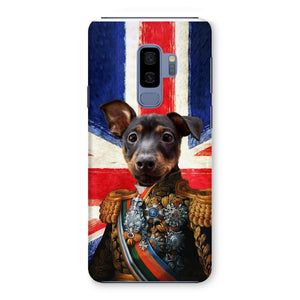 The First Lieutenant British Flag Edition: Custom Pet Phone Case - Paw & Glory - Dog Portraits - Pet Portraits