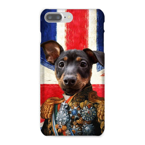 The First Lieutenant British Flag Edition: Custom Pet Phone Case - Paw & Glory - Dog Portraits - Pet Portraits