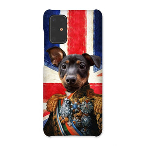 The First Lieutenant British Flag Edition: Custom Pet Phone Case - Paw & Glory - Dog Portraits - Pet Portraits