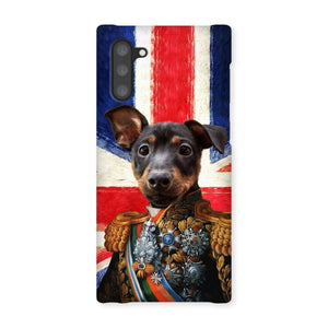 The First Lieutenant British Flag Edition: Custom Pet Phone Case - Paw & Glory - Dog Portraits - Pet Portraits