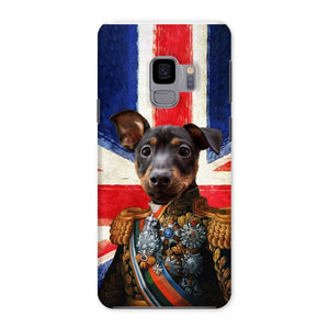 The First Lieutenant British Flag Edition: Custom Pet Phone Case - Paw & Glory - Dog Portraits - Pet Portraits