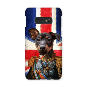 The First Lieutenant British Flag Edition: Custom Pet Phone Case - Paw & Glory - Dog Portraits - Pet Portraits